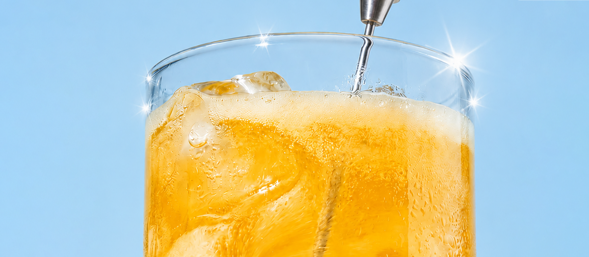 Ha il sapore del succo, [funziona come la scienza.]